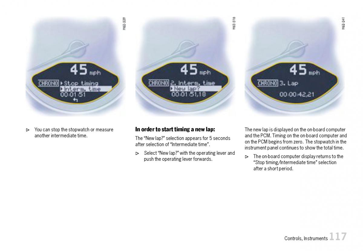 Porsche Boxster 987 owners manual / page 119