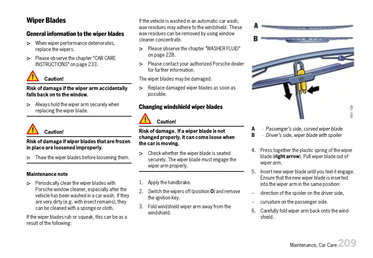 Porsche Boxster 987 owners manual / page 211