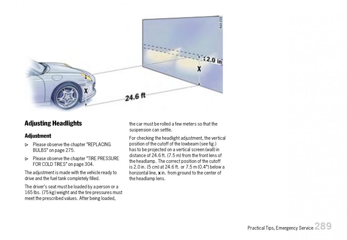 Porsche Boxster 987 owners manual / page 291