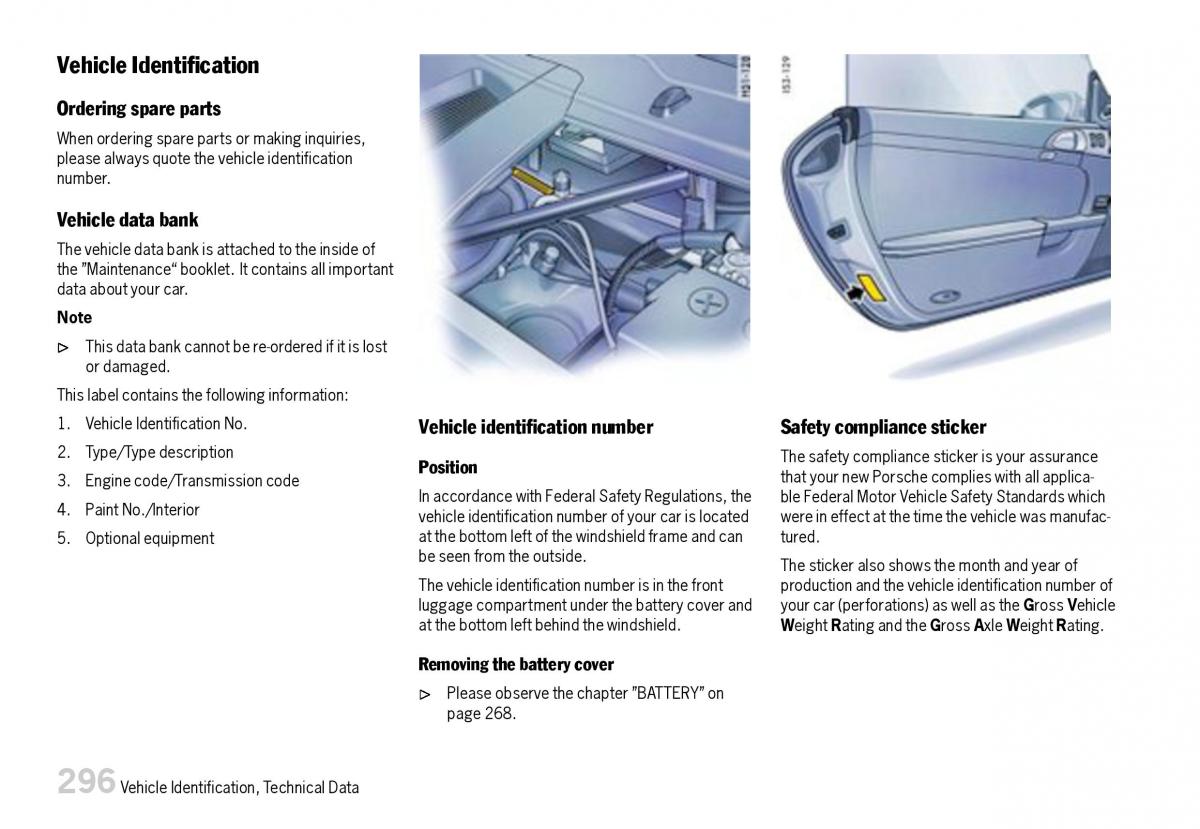 Porsche Boxster 987 owners manual / page 298