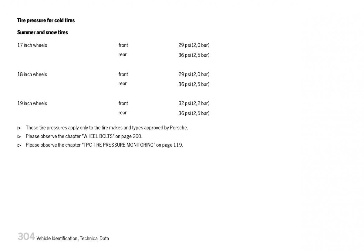 Porsche Boxster 987 owners manual / page 306