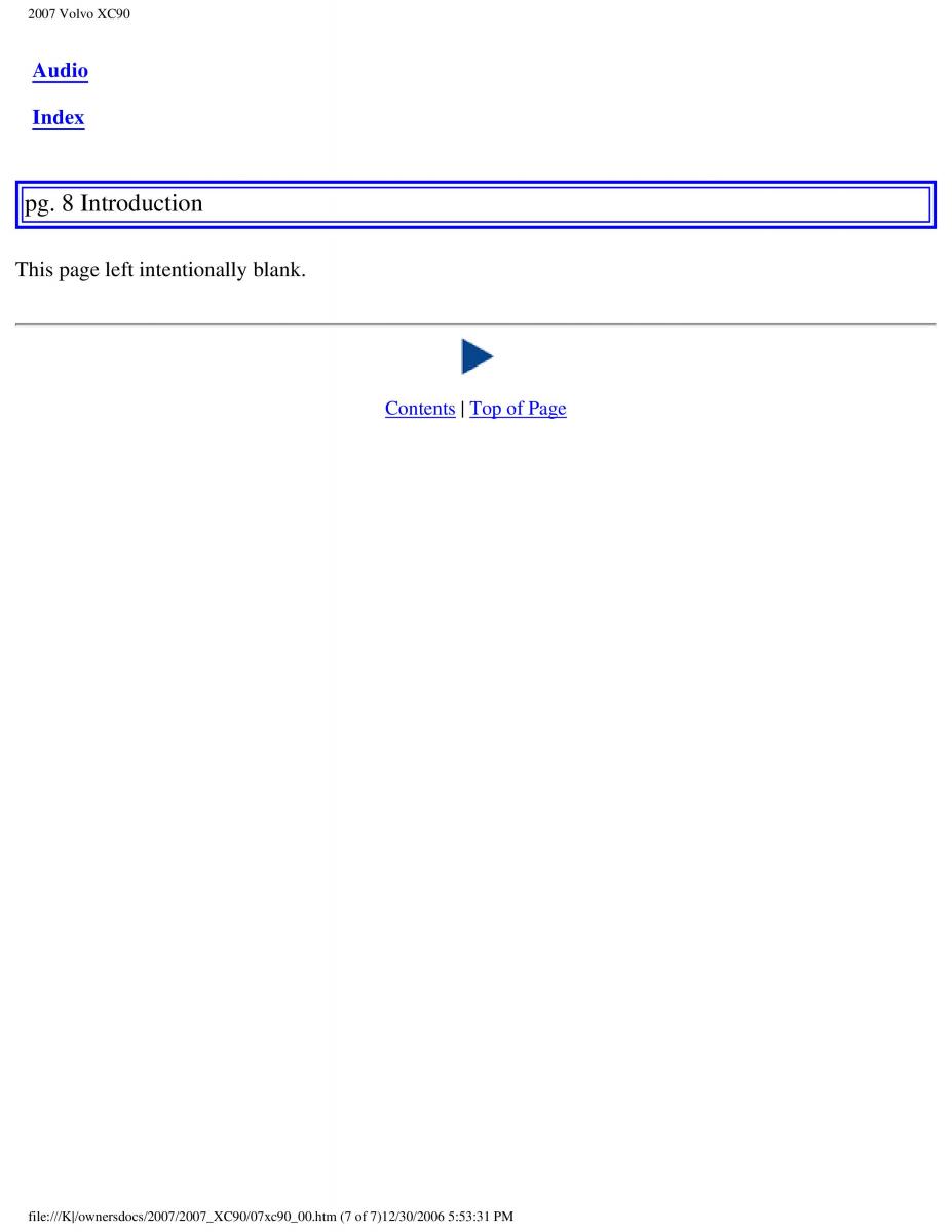 manual  Volvo XC90 I 1 owners manual / page 7