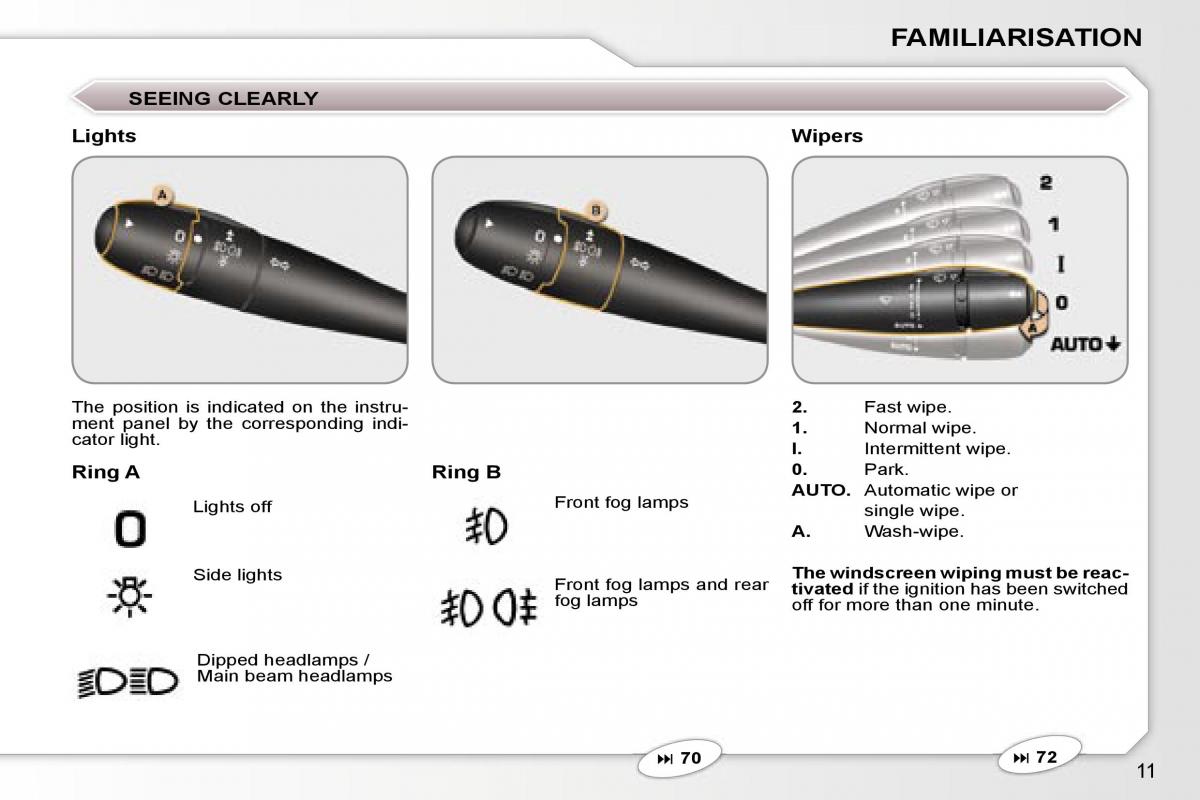 manual  Peugeot 607 owners manual / page 7