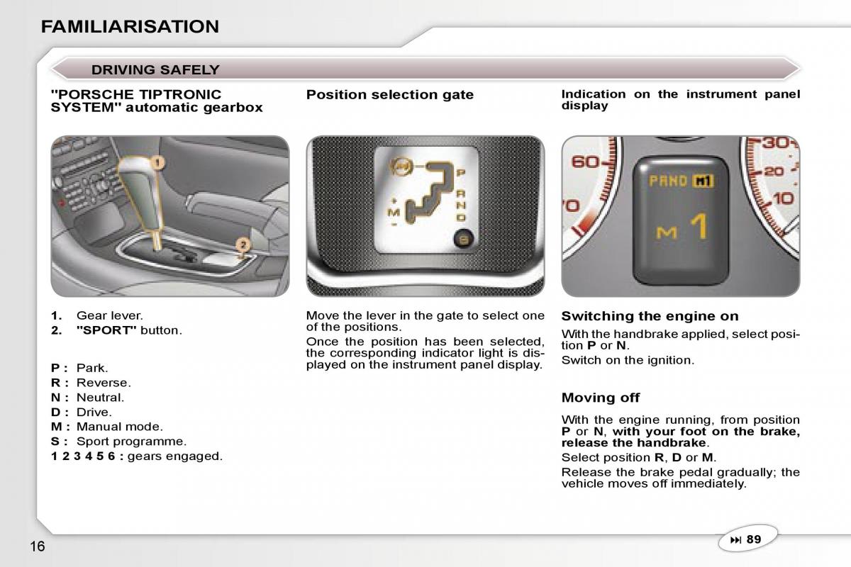 Peugeot 607 owners manual / page 23