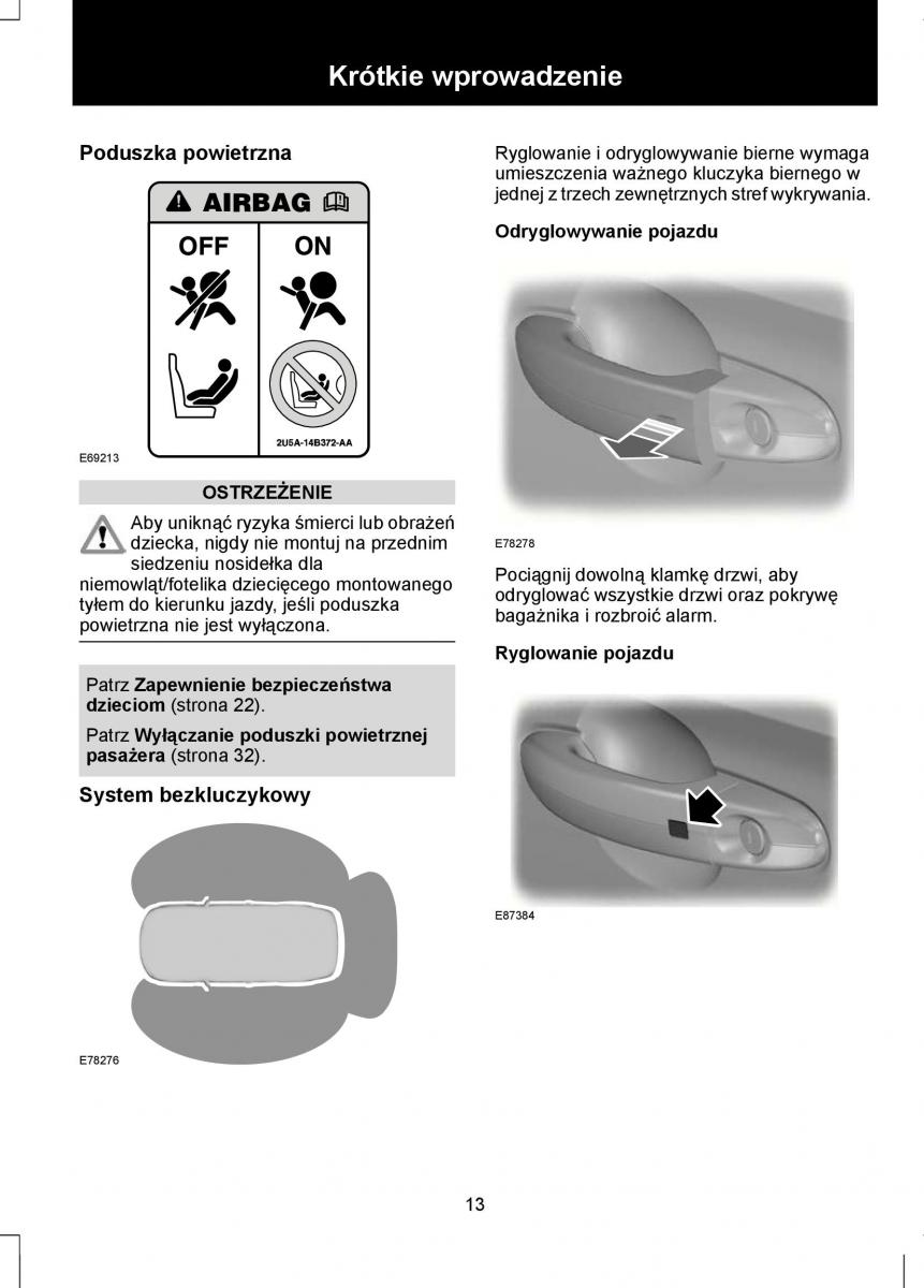 manual  Ford Focus II 2 instrukcja / page 15