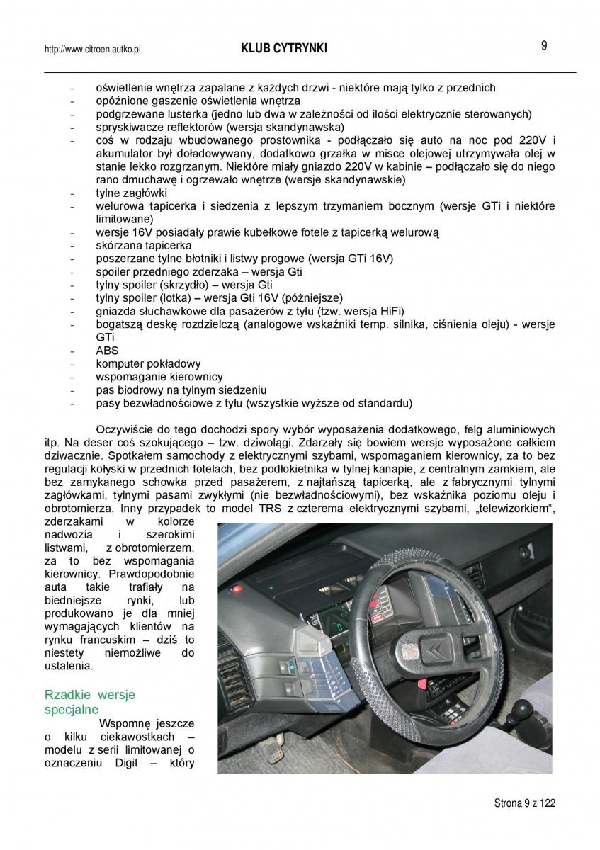 manual  Citroen BX instrukcja / page 9