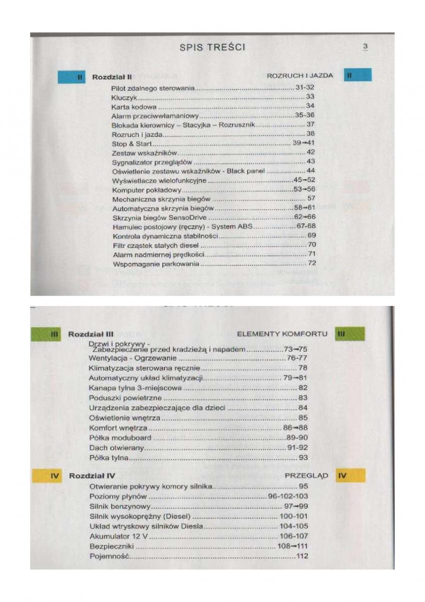 Citroen C3 I 1 instrukcja obslugi / page 3