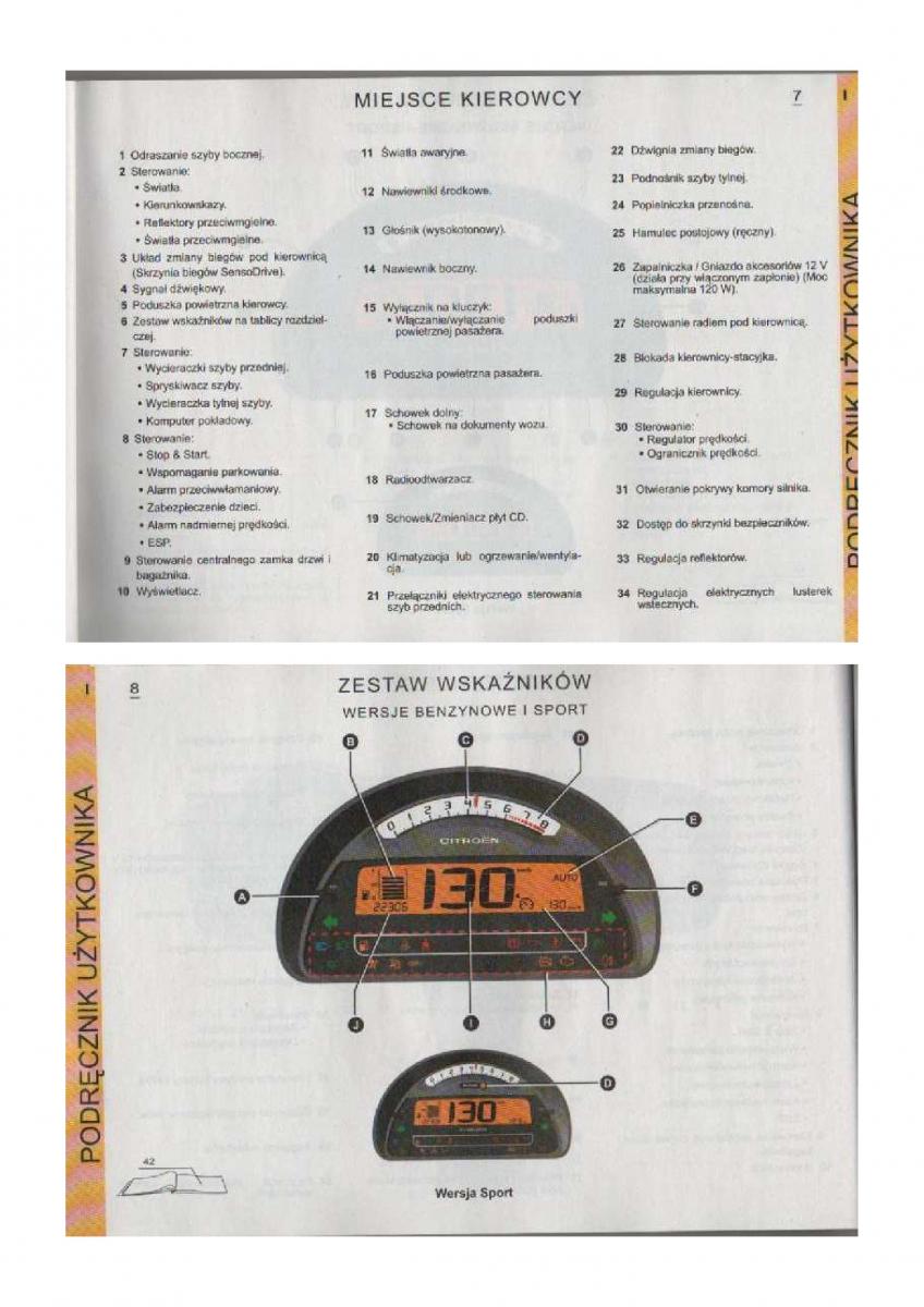 manual  Citroen C3 I 1 instrukcja / page 5