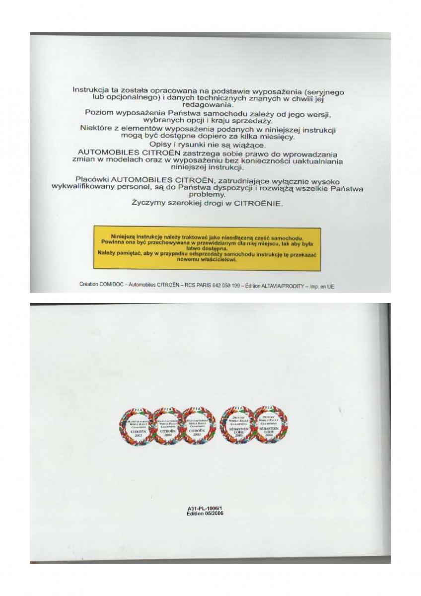 manual  Citroen C3 I 1 instrukcja / page 81