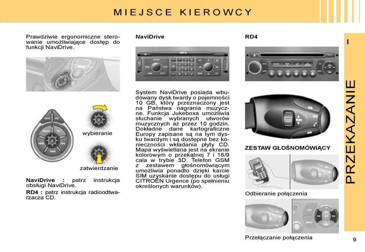 Citroen C8 instrukcja obslugi / page 7