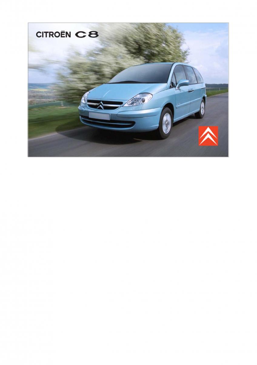 Citroen C8 instrukcja obslugi / page 1