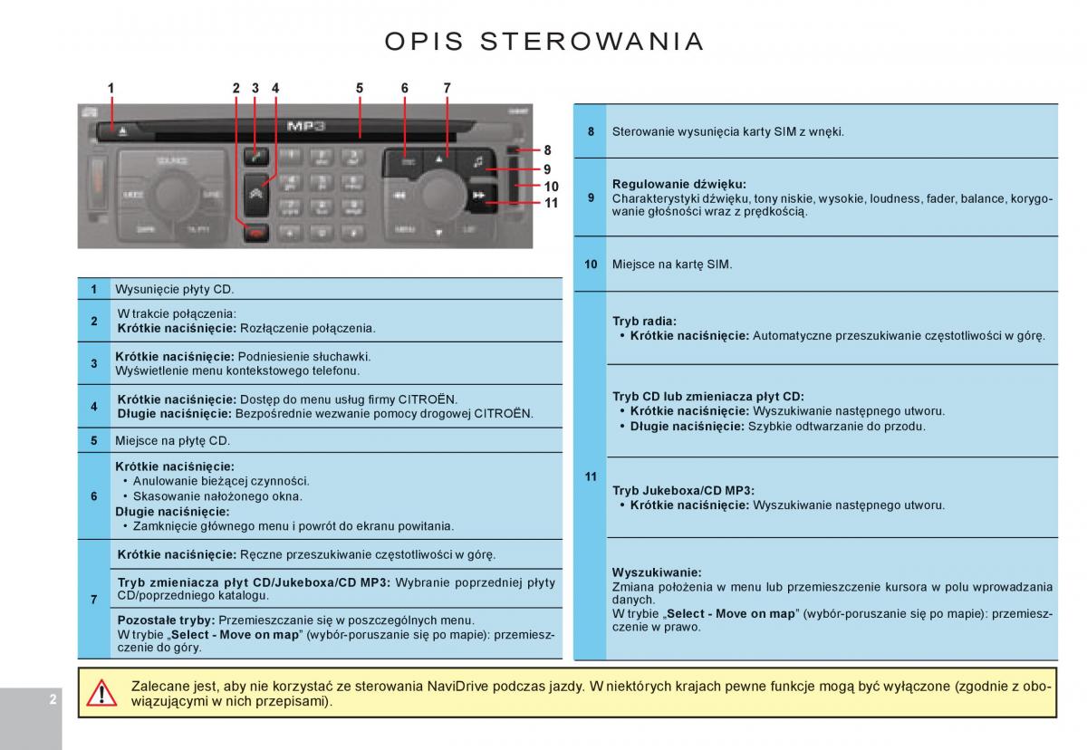 Citroen C8 instrukcja obslugi / page 141