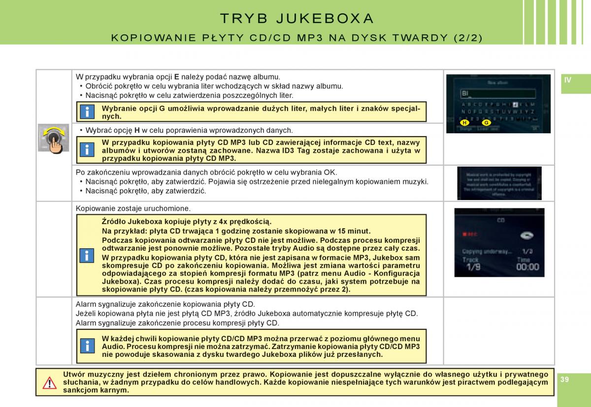 Citroen C8 instrukcja obslugi / page 178