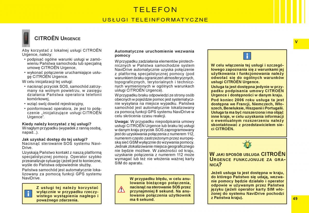 manual  Citroen C8 instrukcja / page 188