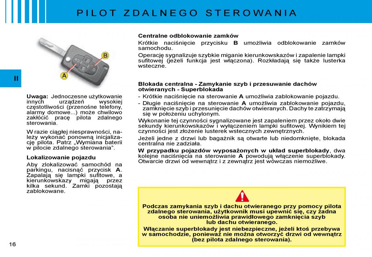manual  Citroen C8 instrukcja / page 14