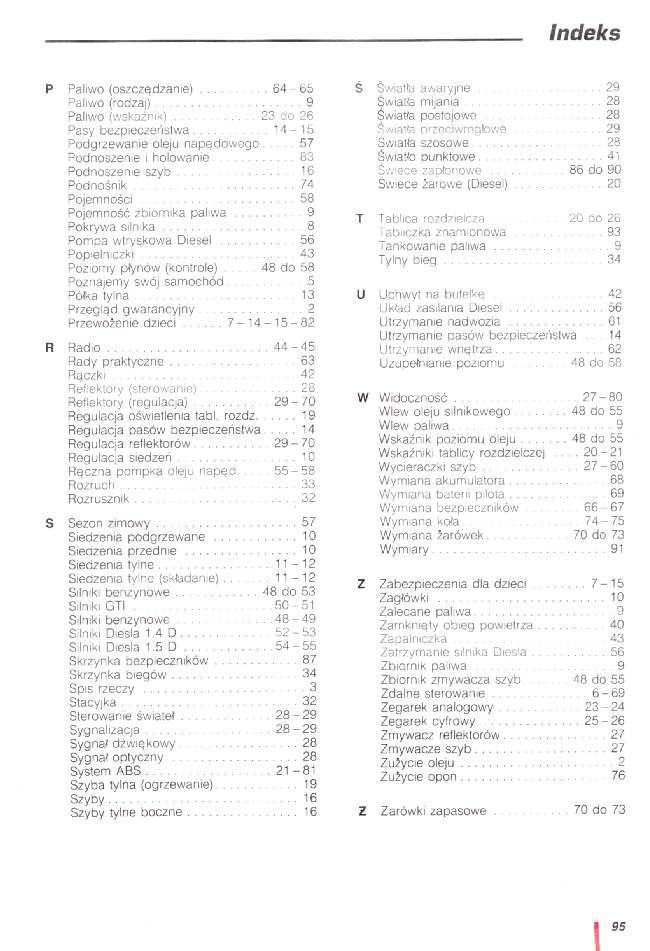 manual  Citroen AX instrukcja / page 96