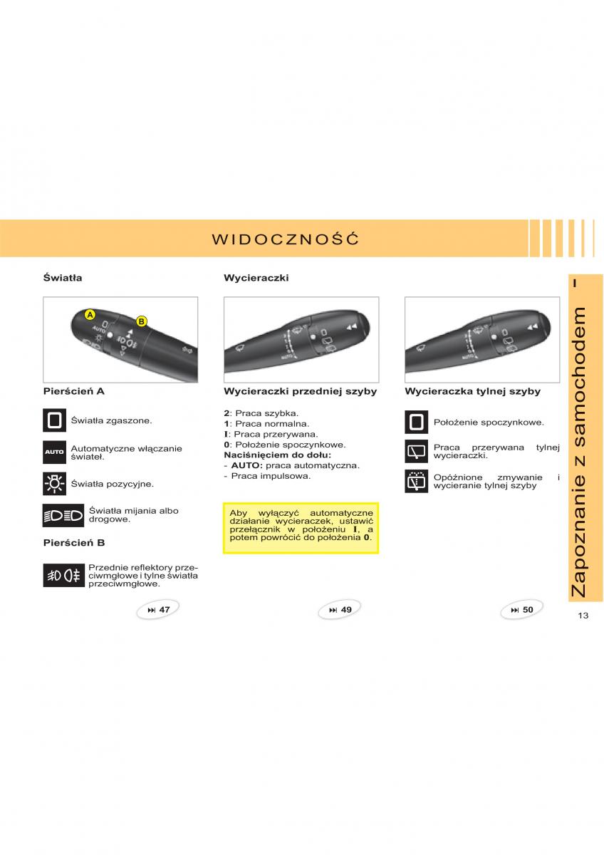 manual  Citroen C2 instrukcja / page 10