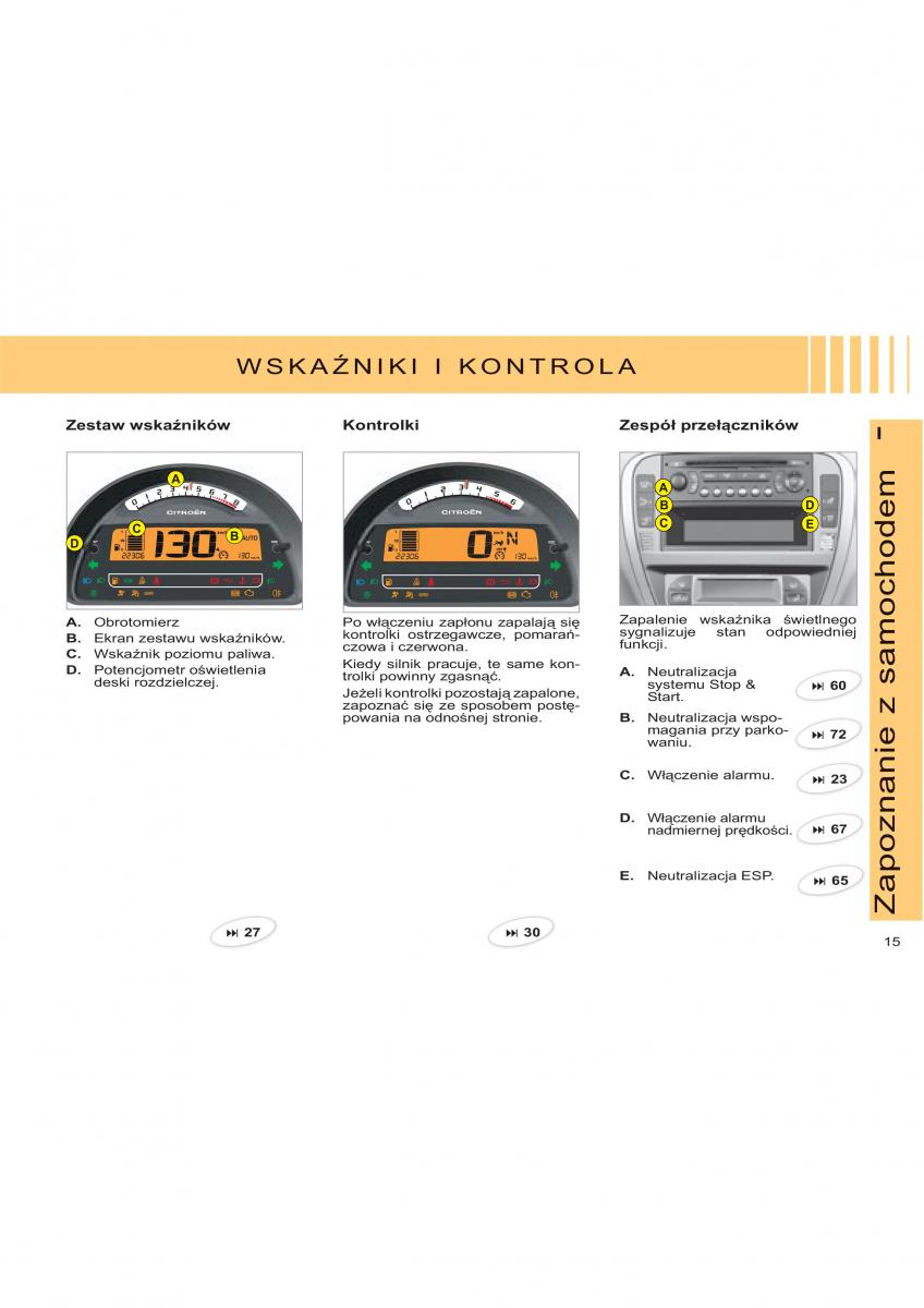 manual  Citroen C2 instrukcja / page 12