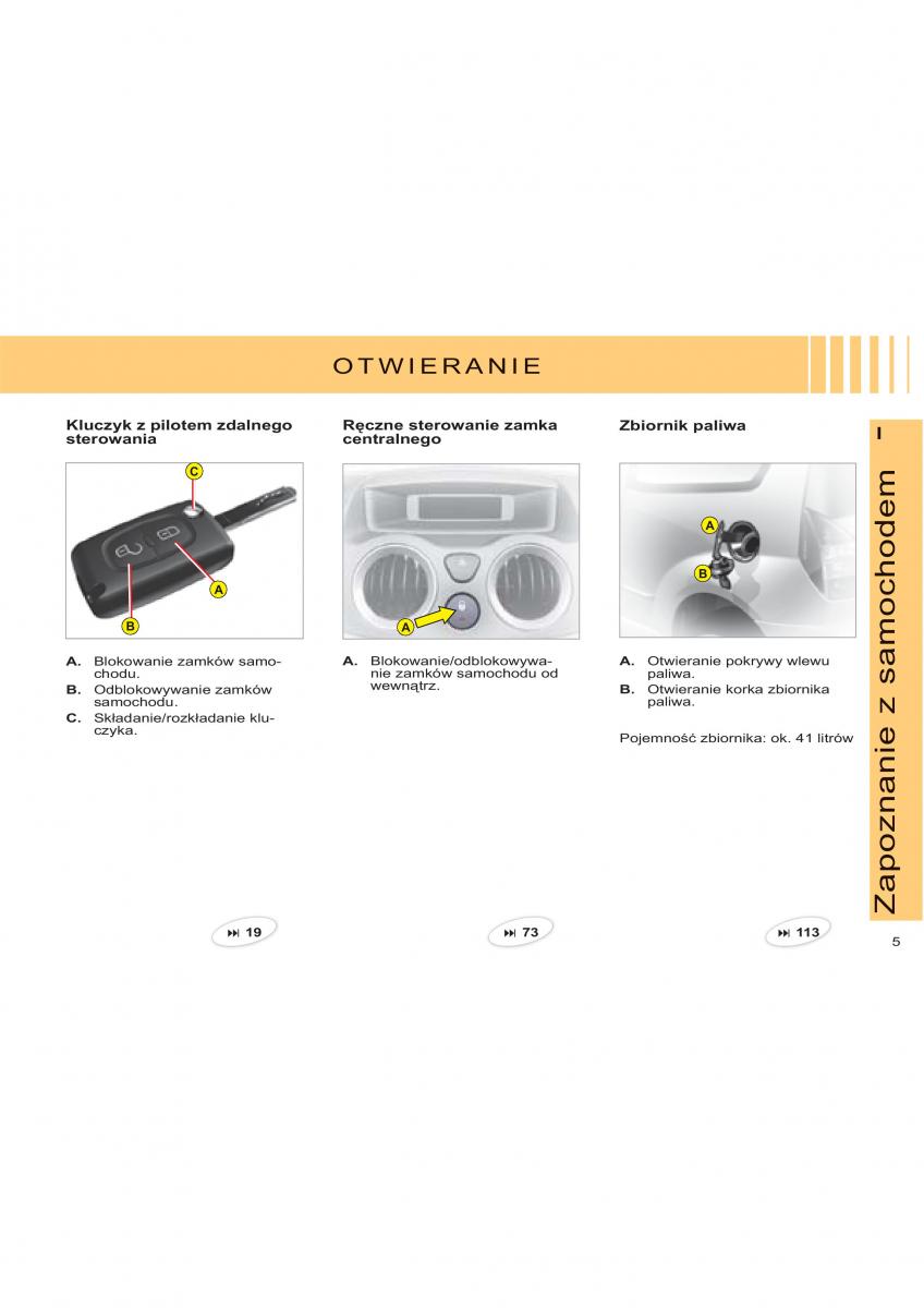 Citroen C2 instrukcja obslugi / page 2