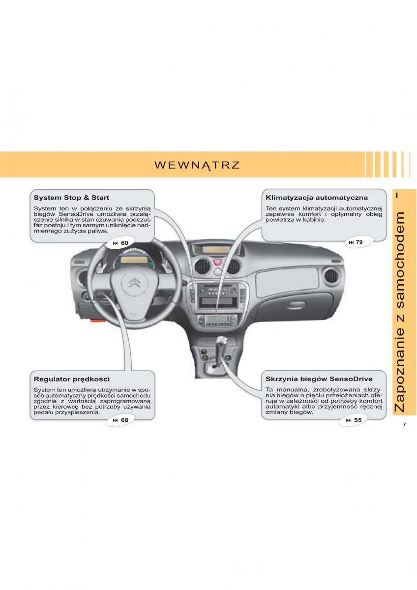 Citroen C2 instrukcja obslugi / page 4