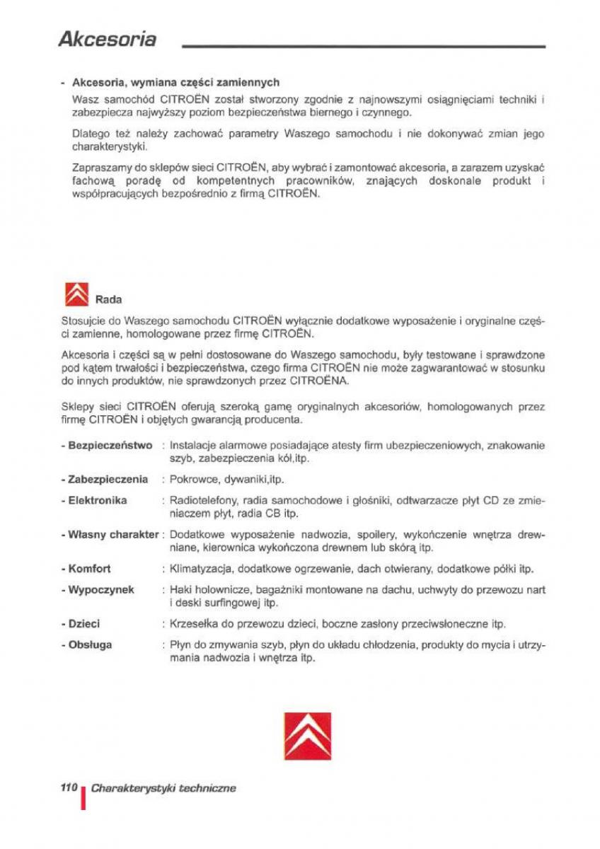 manual  Citroen ZX instrukcja / page 112