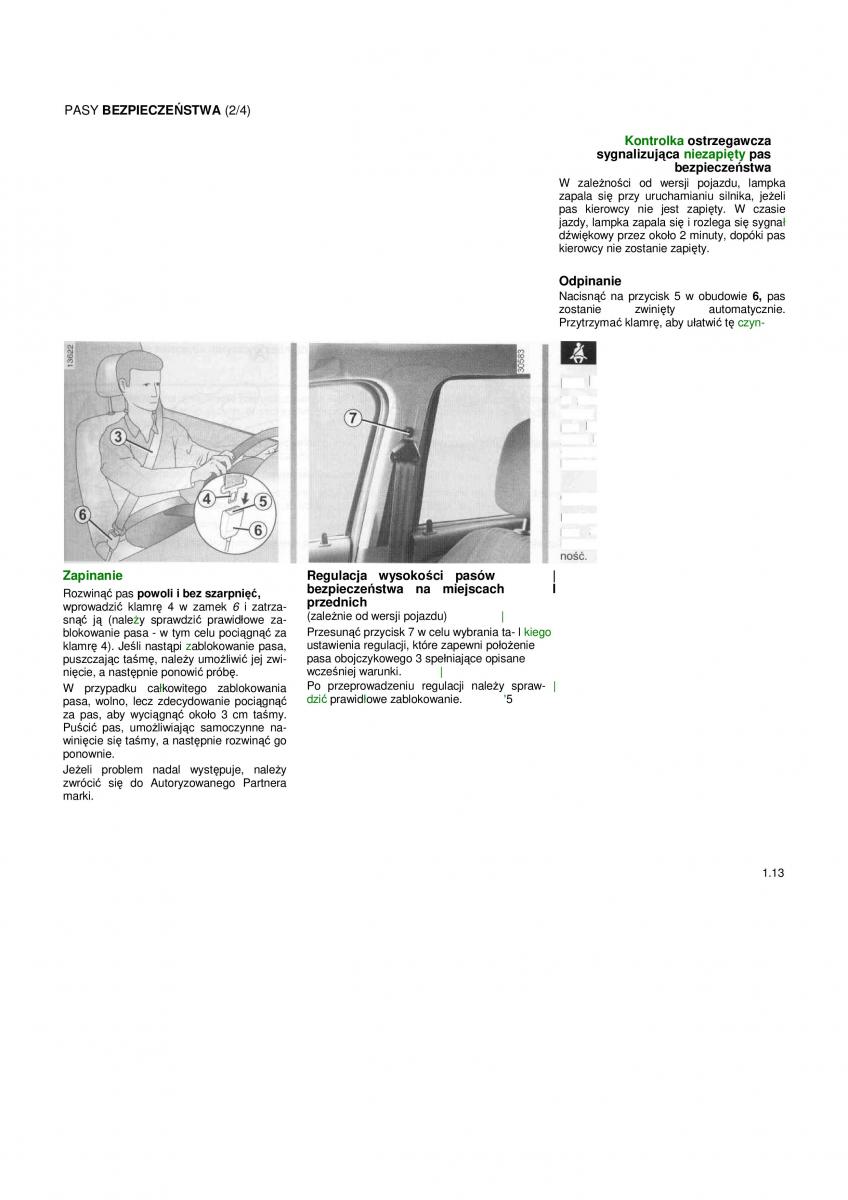 Dacia Duster instrukcja obslugi / page 18