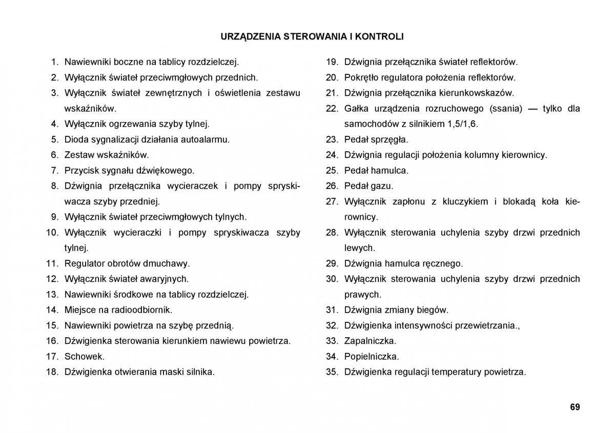 FSO Polonez instrukcja obslugi / page 77
