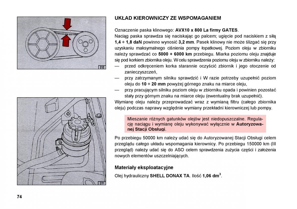manual  FSO Polonez instrukcja / page 82