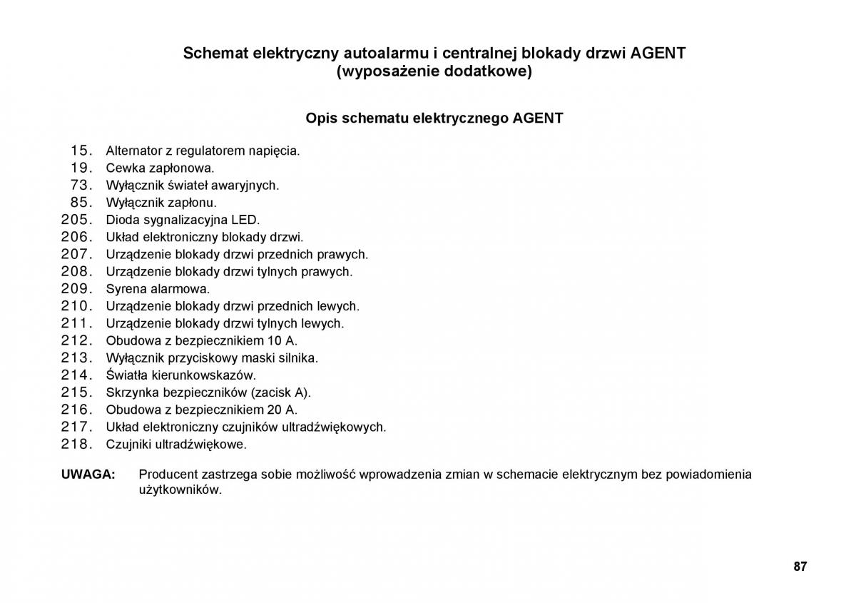 manual  FSO Polonez instrukcja / page 95