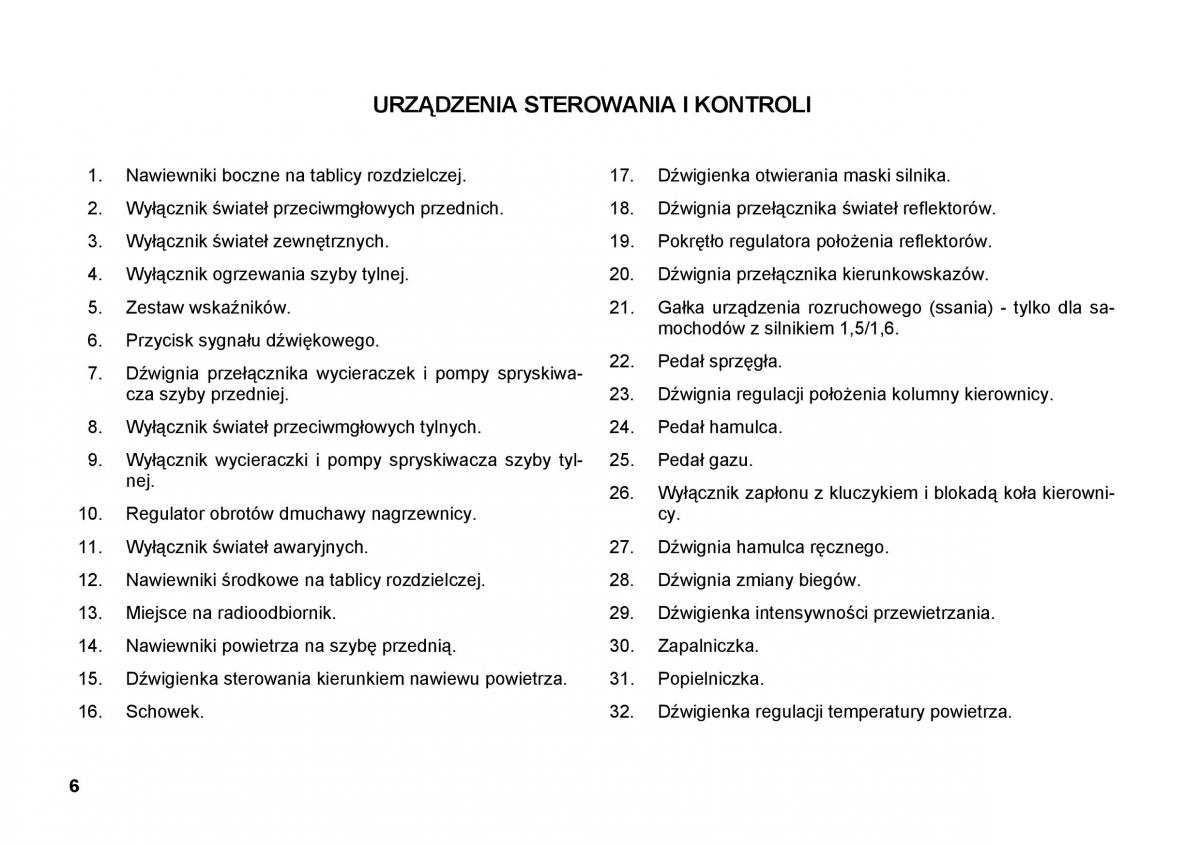 manual  FSO Polonez instrukcja / page 14