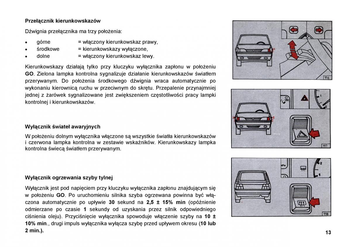 manual  FSO Polonez instrukcja / page 21