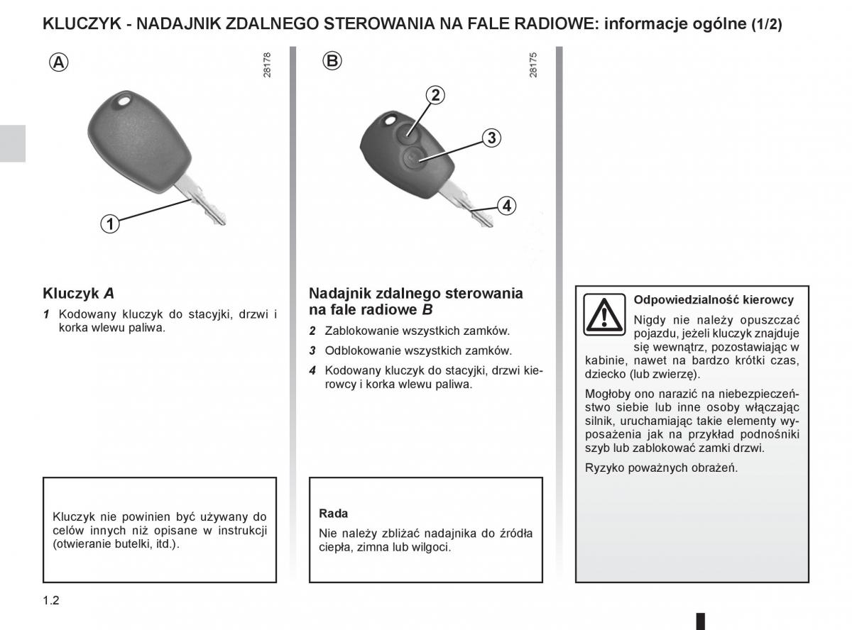 manual  Dacia Sandero II 2 instrukcja / page 6