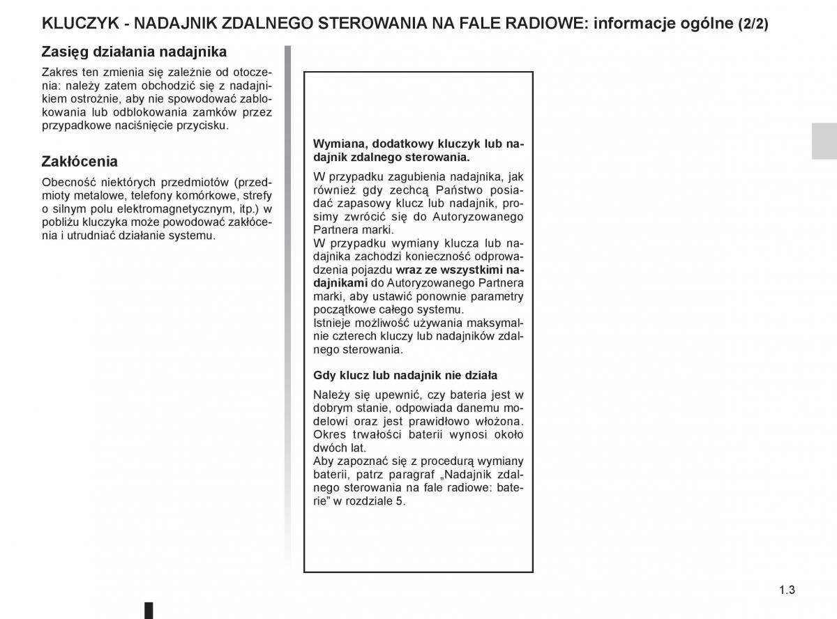 manual  Dacia Sandero II 2 instrukcja / page 7
