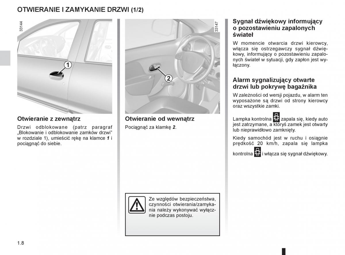 manual  Dacia Sandero II 2 instrukcja / page 12