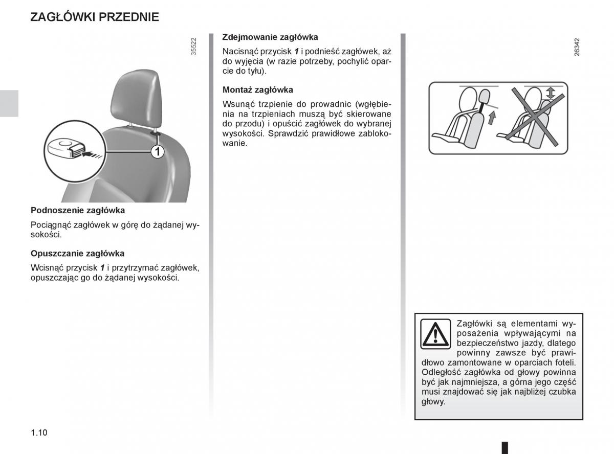 manual  Dacia Sandero II 2 instrukcja / page 14
