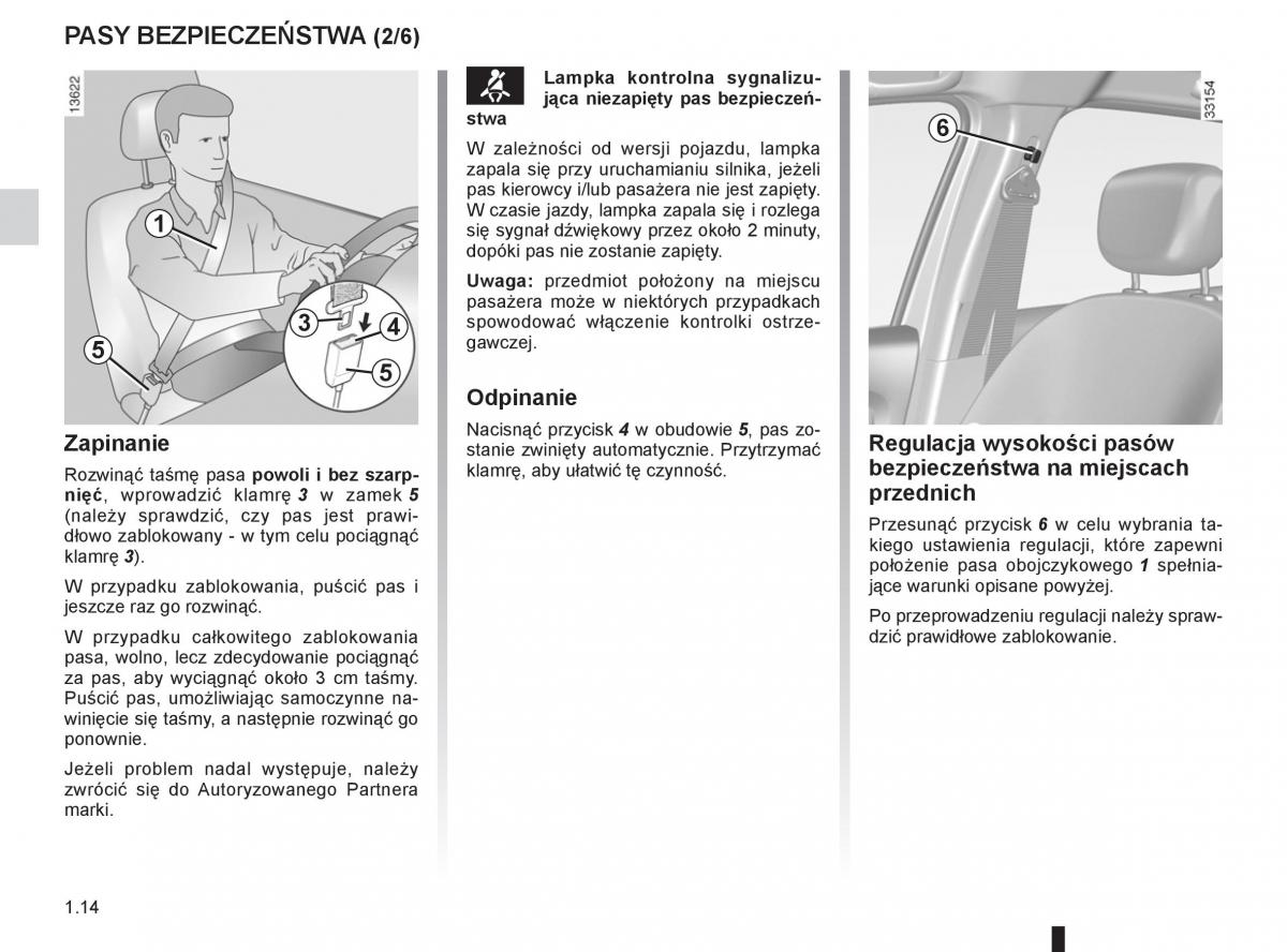 Dacia Sandero II 2 instrukcja obslugi / page 18