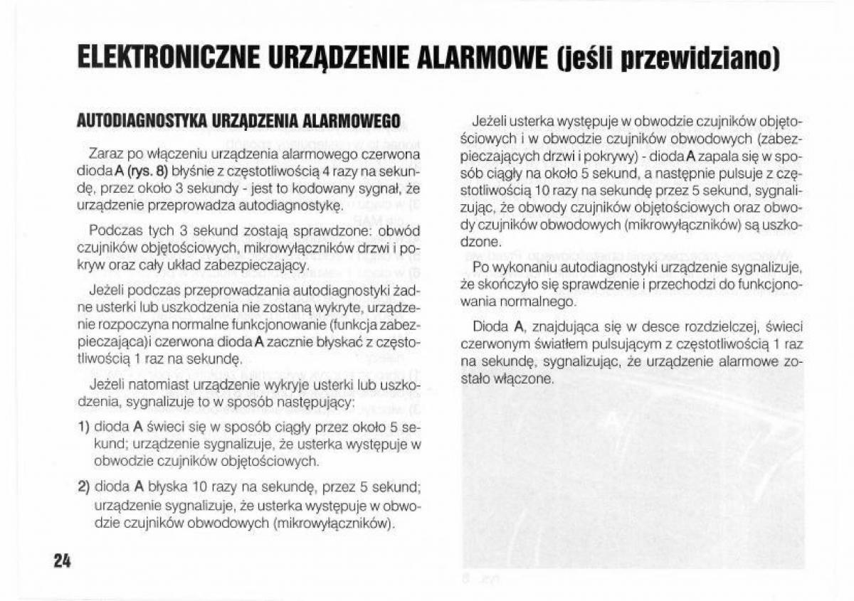 Lancia Kappa instrukcja obslugi / page 26