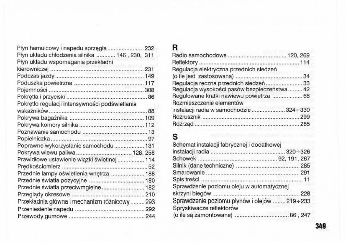 Lancia Kappa instrukcja obslugi / page 351