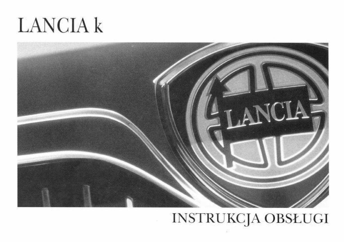 Lancia Kappa instrukcja obslugi / page 1