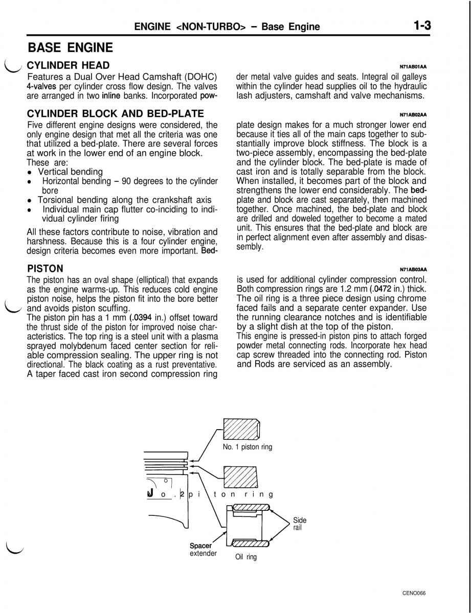 Mitsubishi Eclipse II technical information manual / page 24