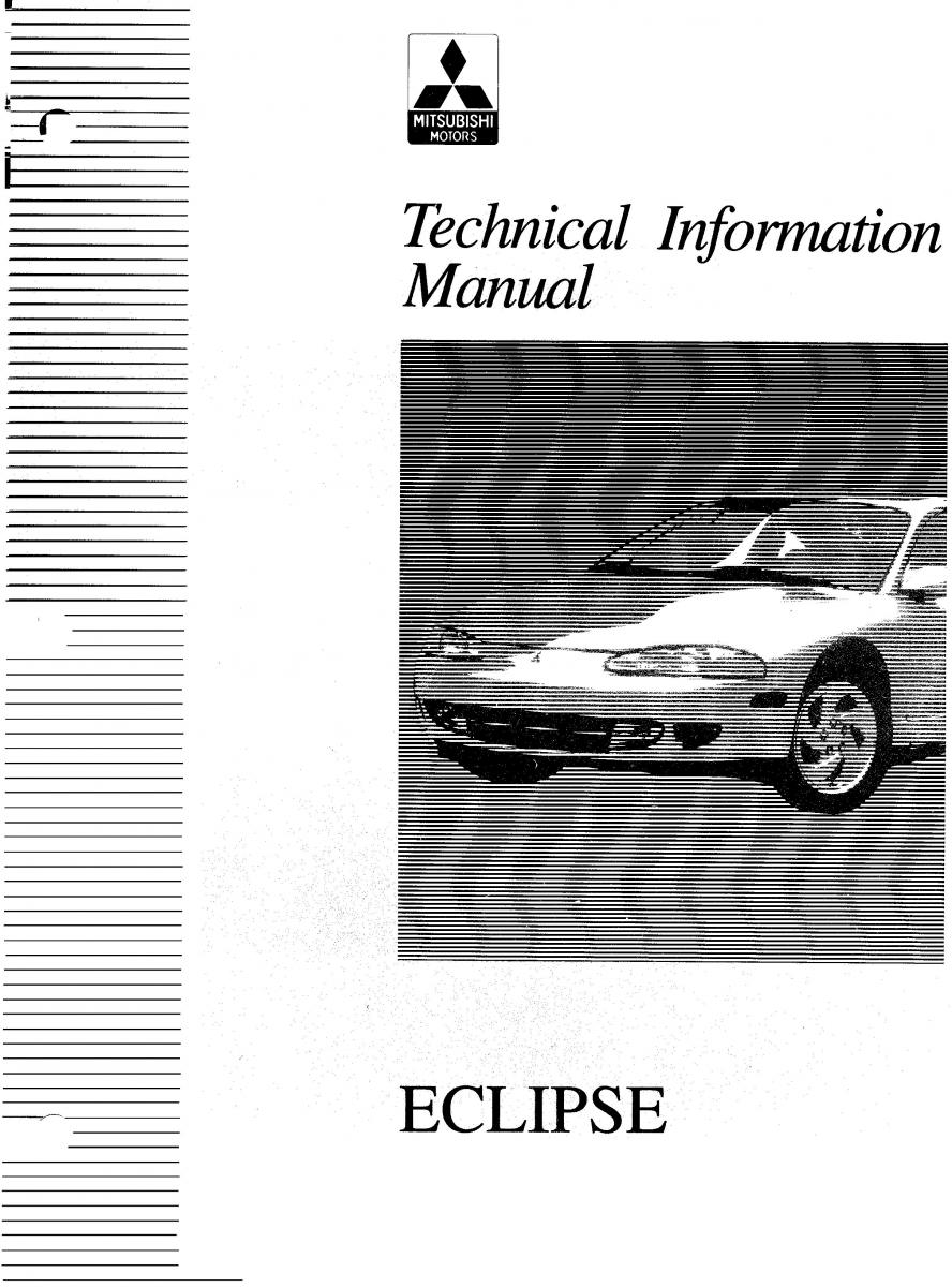 manual  Mitsubishi Eclipse II technical information manual / page 1