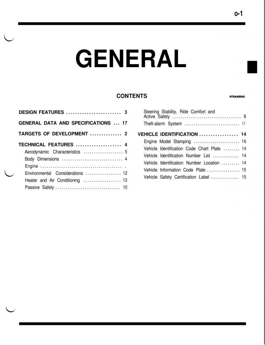 manual  Mitsubishi Eclipse II technical information manual / page 4