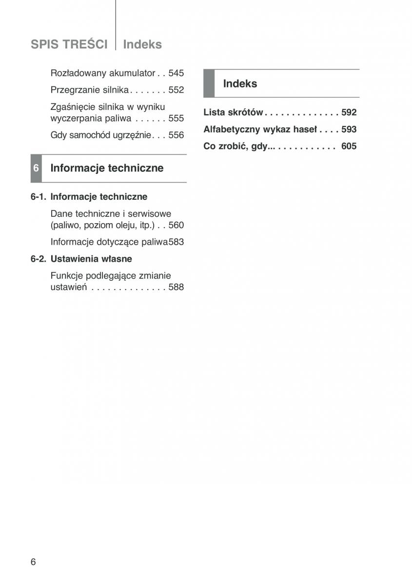 Toyota Auris I 1 instrukcja obslugi / page 8