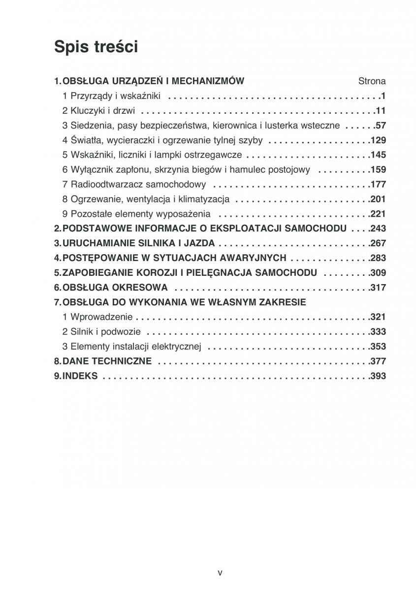 manual  Toyota Avensis II 2 instrukcja / page 6