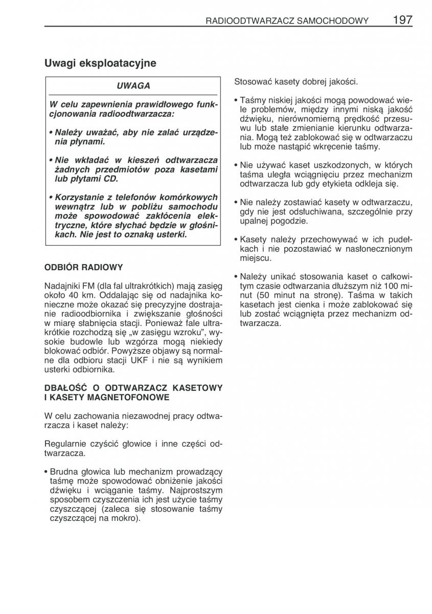 manual Toyota Avensis Toyota Avensis II 2 instrukcja / page 204
