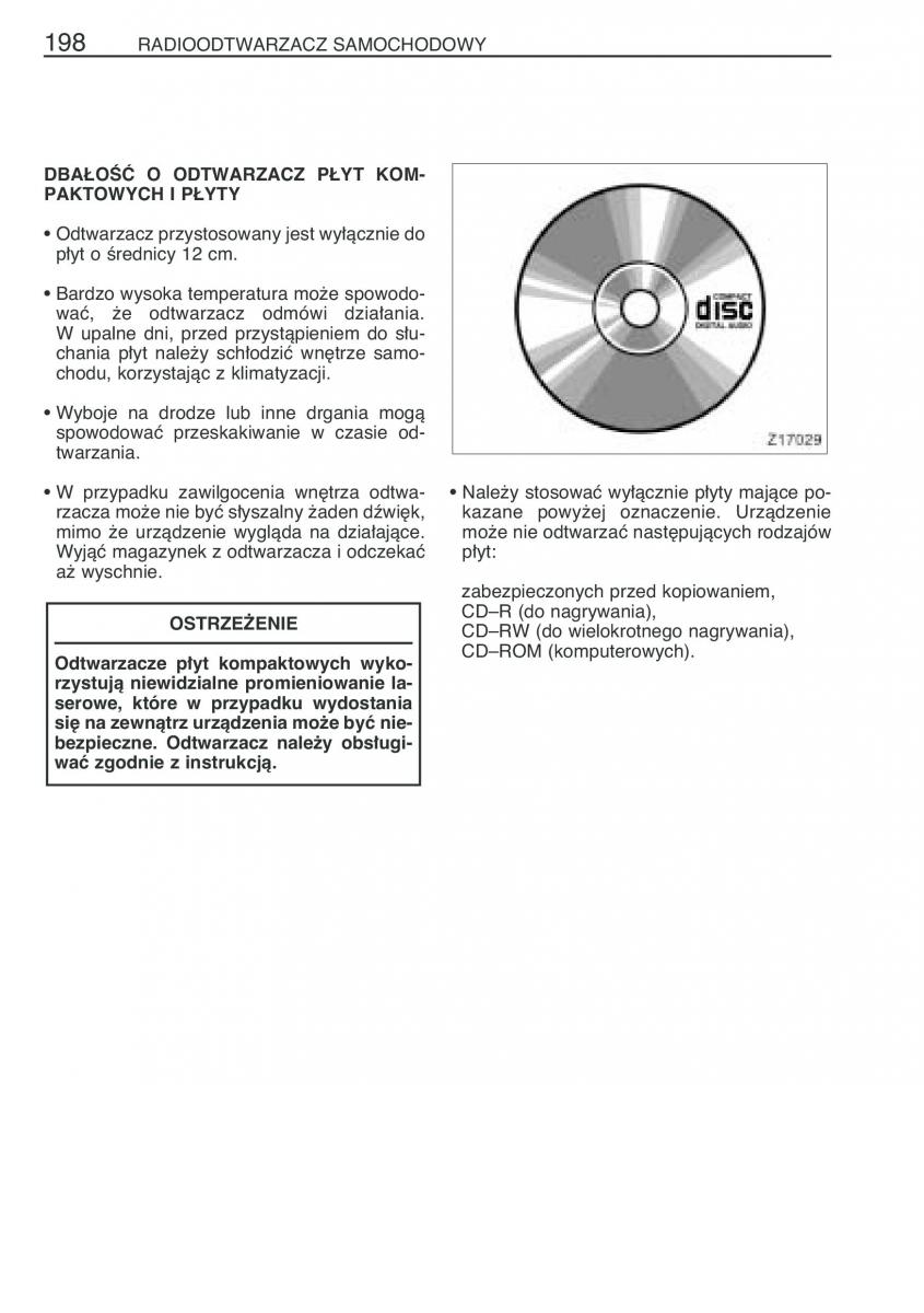 manual Toyota Avensis Toyota Avensis II 2 instrukcja / page 205
