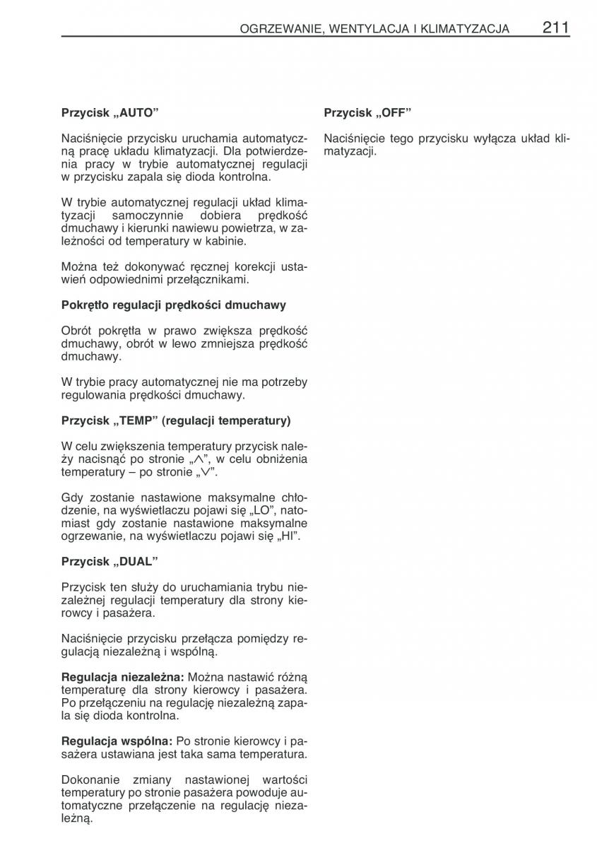 manual Toyota Avensis Toyota Avensis II 2 instrukcja / page 218