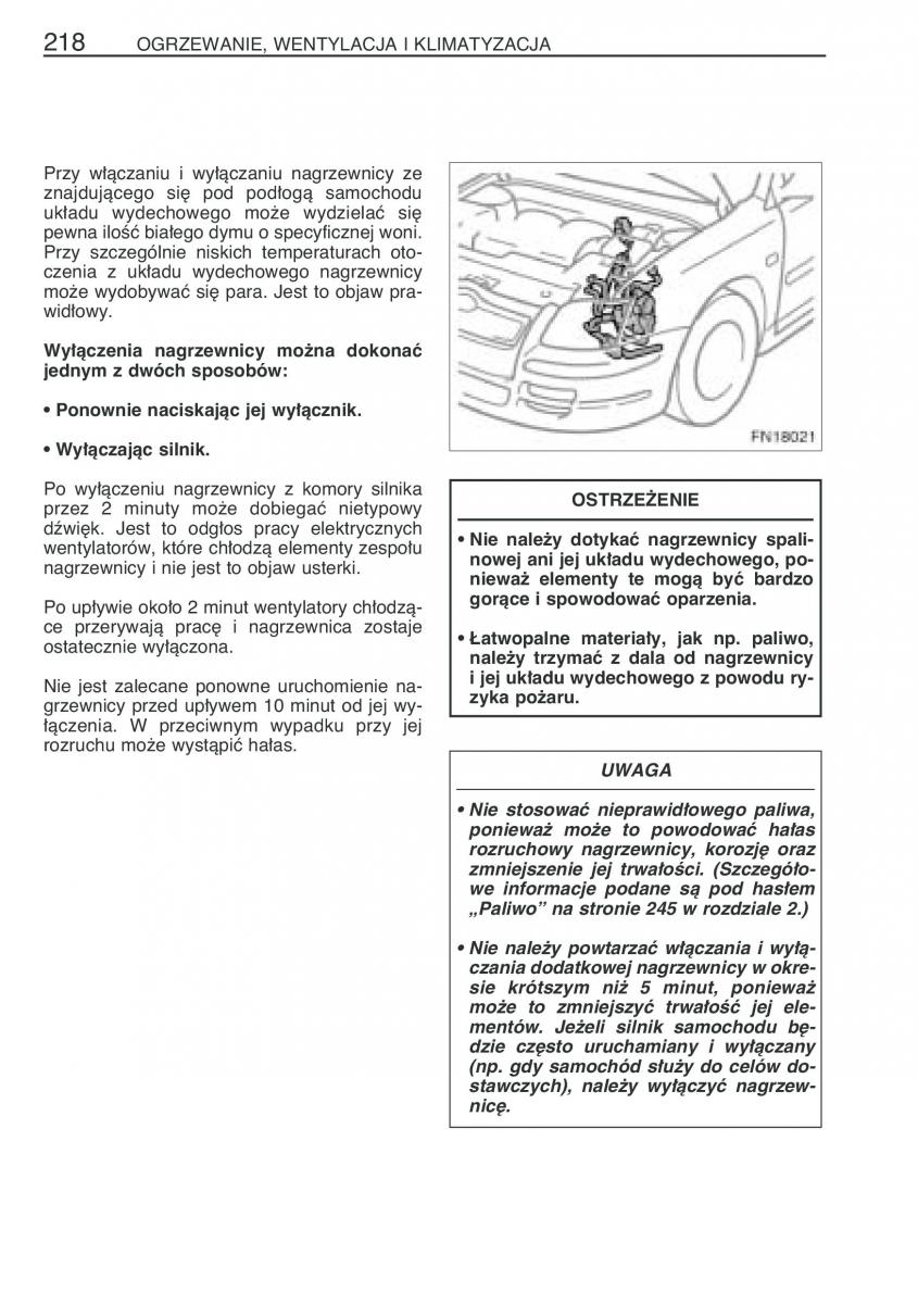 manual Toyota Avensis Toyota Avensis II 2 instrukcja / page 225
