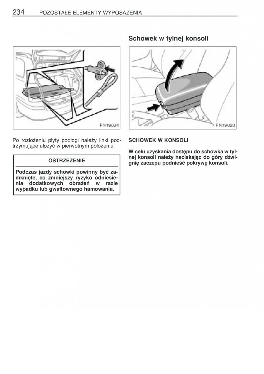manual Toyota Avensis Toyota Avensis II 2 instrukcja / page 241