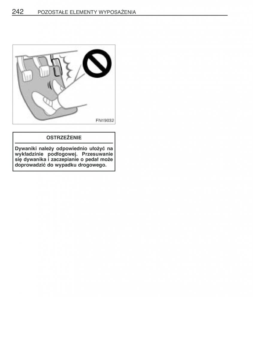 manual Toyota Avensis Toyota Avensis II 2 instrukcja / page 249